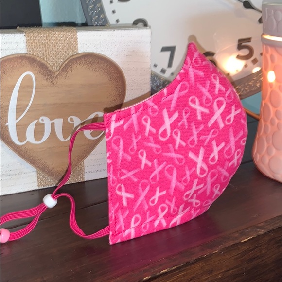 Breast Cancer Awareness Print Mask - Picture 2 of 4